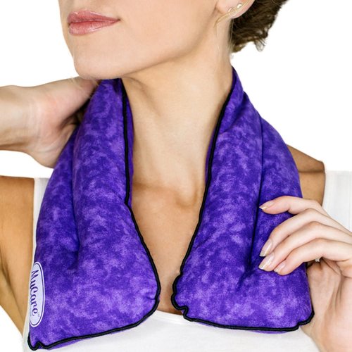 MyCare Neck Warmer Microwavable Heating Pad for Neck Pain - Neck Wrap for Pain Relief - Heat pack to relieve pain in sore neck, arthritis, sore muscles or cramps - Made in the USA with Care
