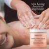 MAJESTIC PURE Himalayan Pink Salt Body Scrub with Collagen and Sweet Almond Oil | Exfoliating Body Scrub for Skin Care, Stretch Marks, Acne, Cellulite | Body Scrub Exfoliator |10 oz