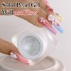 Double Rhythm 3D Nail Gel Pearl Solid Sculpting Gel for Nail Art Non-Sticky Hard Gel for Building Carving Molding Nail Extension Soak Off UV/LED Nail Art Salon Home DIY 0.5 Oz (Silk 01)