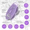 Avilana (Style 1) 2-in-1 Exfoliating Silicone Body Scrubber - Hygienic Shower Loofah Sponge Alternative for Deep Clean & Soft Skin