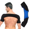 EXCEART Double Shoulder Support Shoulder Wrap Protector Shoulder Strap Brace for Outdoor Hiking Lifting Sports (Size M)