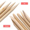 AHIER 100 PCS Orange Sticks for Nails, Orange Wood Sticks, Wooden Cuticle Pusher, Nail Art Cuticle Pusher Remover for Manicure Pedicure