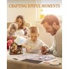 Rowood Miniature House Kit,DIY Miniature Dollhouse Kits for Adults,Mini House Craft Kits for Women with LED,Christmas Birthday Gift for Kids Teens Ages 14+(The Magic Study)