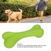 Rubber Dog Toy, Dog Dental Chew Toys Tough Dog Bone Toy Durable Dog Chew Toy Hard Rubber Bone for Dogs Indestructible Dog Toys Dental Dog Toy for Teeth(L-Green)