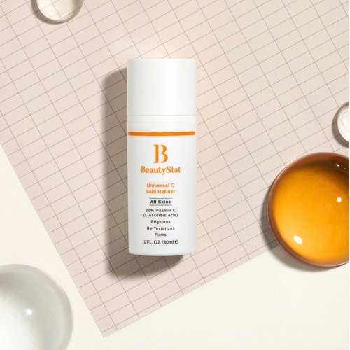BeautyStat Universal C Refiner - 20% Pure Vitamin C Serum For Face, Brighten the Look of Dull Skin & Dark Spots, Minimize the Appearance of Fine Lines & Wrinkles - 1oz, 30ml (30ml)