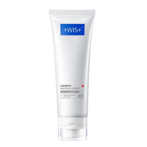 +WIS+ Deep Cleansing Facial Wash Cleanser with Skin-Friendly Amino Acids, Daily Mild Face Cleanser for Sensitive Skin, PH Balancing (3.5fl.oz/100g)