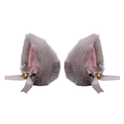 Cute Cat Ears Hair Clips Pins Hairpin Anime Lolita Cosplay Headwear Neko Cat Ears Headpiece Hallo...