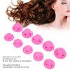 Hair Rollers, No Heat Rubber No Clip Hair Curlers Styling Waving Hairstyle Tool Clamp Hairdressing Styling Tool for Salon or Home