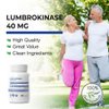 Puregen Labs Lumbrokinase 40mg per Capsule High Potency Supplement | High Activity Lumbrokinase Enzymes | No Harmful Additives | Non-GMO | Gluten Free | Made in USA - 60 Vegetarian Capsules