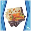 Iconikal Disposable Paper Dinner Party Napkins, Harvest Cornucopia, 75-Count