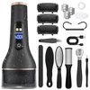 Electric Callus Remover for Feet,Rechargeable Portable Electronic Foot File Pedicure Kits,Professional Waterproof Pedi Feet Care Tools Wet&Dry Foot Scrubber File Perfect for Hard Cracked Dry Dead Skin