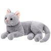 Gadpiparty Stuffed Cats Plush Cat Doll, Realistic Soft Plush Cat Toy for Kids Adults Boys and Girls, Stuffed Animals Cat Doll for Kids Birthday (Grey, 12 Inch) Cat Stuffed Animals