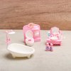 20 Pcs Mini Bathroom Set 1:12 Mini Living Room Set Miniature Accessories Miniature Furniture Accessories Model for Mini Dreamhouse