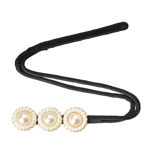 Pearl Updo Hair Accessories - Bun Maker for Long Hair, Hair Twist Bun Curler, Decorative Ponytail Bun Holder & Roller, and Hairstyle Tools for Women and Girls
