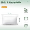 OTOSTAR Pack of 2 Throw Pillow Inserts, 12 x 20 Cushion Inner Soft Fluffy Plump Stuffer Cushion Pads White Decorative Pillow Inserts