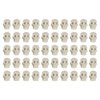 PRETYZOOM 150PCS Mini Plastic Skull Heads Miniature Skulls Halloween Decorations Realistic Skeleton Skulls for Halloween Trick Toy Accessories (0.8"x0.5")