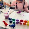 Foothill Toy Co. Children’s 3D Plaster Painting Craft Kit - Kids Activity Ages 5-8 - Gift for Kids, Dino-Mite T-Rex (Dinosaur Paint Set)