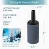 Pawfly Aquarium Air Stone 1 Inch Cylinder, Fish Tank Air Stone Aerator Bubble Diffuser for Nano Air Pumps Small Buckets and Fish Tanks, 10 Pack