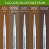 Honeybee Gardens Fine Point Brow Pencil, Chestnut, Long-Lasting Eyebrow Definition, Vegan, Cruelty-Free Beauty