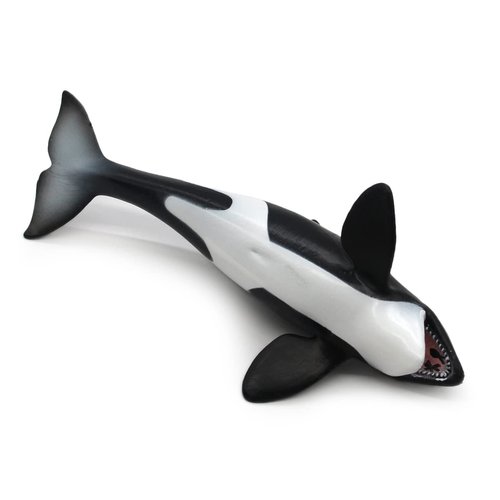 Wei Long Sea Animals Simulation Ocean Whale Toy Model Figures Toy Model Birthrday Gift Party School Project Favors Toys for Kid Boys Girls(Killer Whale)