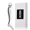 KECC Gua Sha Facial Massager (Fishtail),Stainless Steel Cold Roller Sticks for Face Eyes,Crescent Line Chin Lift Tightening Skin Tool, 4 Edges Drainage Sculpting Beauty Tool