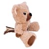 KONG Knots Teddy Bear - Knotted Rope Tummy and Tail - Soft Plush Dog Toy (Medium)