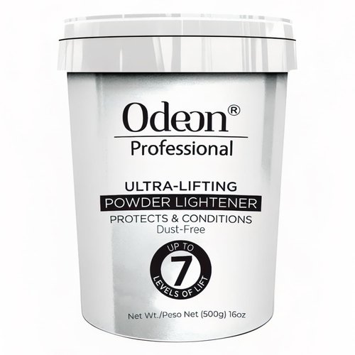 Odeon Professional Ultra-Lifting Hair Bleach Powder, 16oz - Lightens Up to 7 Levels, Ideal for Balayage, Highlights & Full Bleaching