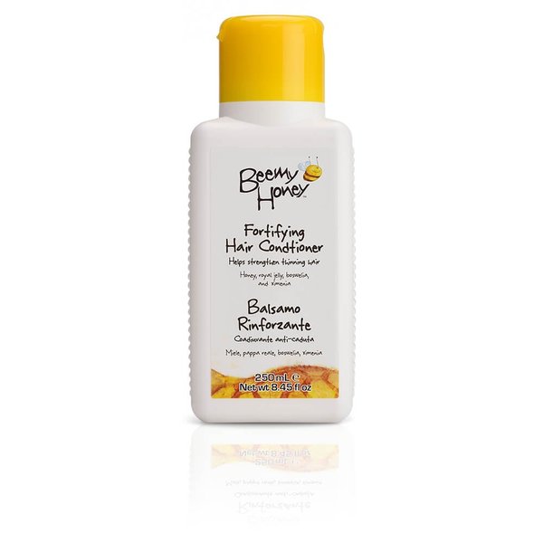 BeeMy Honey Fortifying Hair Conditioner – Italian Honey, Royal Jelly, Boswellia and Sandal Tree Seed Extract – Great For Curls – 98.4% Natural Origin, Made in Italy – Gluten-Free, 8.45 oz.