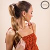 TELETIES - Spiral Hair Coils - Ponytail Holder Hair Ties for Women - Phone Cord Hair Ties - Strong Grip, No Rip, Water Resistant, No Crease Hair Tie Coils - 3 pack (Small, For the Love of Nudes)