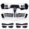 HIAARO Nose Guard for Broken Nose, Sport Face Shield Masks with Padding, Adjustable, Breathable, and Clear for Adults and Teenagers, Suitable for Basketball, Soccer, and Other Sports