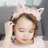 SMYAXUNW Pretty Girls Sequins Lace Cat Ears Hair Bands Little Princess Cute Cat Ears Mesh Cute Ears Elastic Hair Clips Girls Hair Accessories Hair Bands(blue)