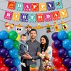 KatchOn, Fiesta Happy Birthday Banner - 15 feet, 3 String | Cinco De Mayo Theme, Mexican Fiesta Pinata Sombrero Garland for Mexican Birthday Party Decorations | Mexican Banner Fiesta Party Decorations