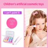JXJ Pink Pretend Makeup Toy Set for Little Girls - Dress Up Fun for 2-8 Year Olds - Includes Nail Polish, Lipstick, and More!