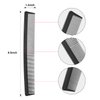 3 Pack Black Carbon Barber Fiber Cutting Comb,Fine Tooth Hair Comb,Hairdressing Styling Combs,Heat Resistant Combs,Styling Combs for Salon (Style G)