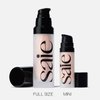 Saie Mini Glowy Super Gel Lightweight Illuminator - Luminizer + Makeup Primer for Glowing Skin - Enriched with Vitamin C + Hydrating Squalane Oil - Travel Size Holiday Gifts - Roseglow (0.5 oz)
