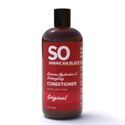 SO Jamaican Black Castor Oil Extreme Hydration & Detangling Conditioner | Prevent Hair Damage | Get Silky, Soft, Shine | Effective For Men & Women All Hair Types 12 Oz /354 mL