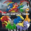 CSDCSD Dinosaur Combined Robot Toys - 6-in-1 Deformation Robot, 10-inch Take Apart Robot Figures for Kids 6-12