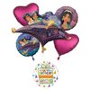 Aladdin Birthday Party Supplies Princess Jasmine Magic Flying Carpet Balloon Bouquet Decorations