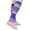 Doc Miller Calf Compression Sleeve Men and Women 20-30 mmHg, Shin Splint Compression Sleeve for Varicose Veins and Maternity 1 Pair (Black Purple Pink Peach, Small)