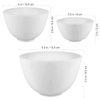 MAGICLULU 3 Pcs Silicone Bowl Facial Mask Mixing Bowl DIY Face Mask Mixing Bowl Cosmetic Mud Stirring Bowl for Women