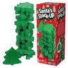 Funwares Wooden Blocks Stacking Game, Tumbling Tower and Balance Game, Family & Party Fun, Game for Kids and Adults, Ages 6+, Santa’s Christmas Tree Stack-Up, Christmas Tree Wood Blocks Stacking Game