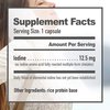 New Iodine Supplement - 500 caps - Organic Iodine Amino Acid Chelate - Small Caps - Vegan - Gluten Free