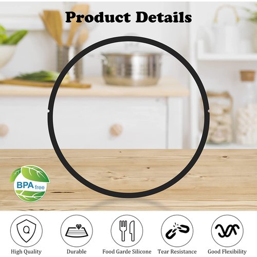 09907 Pressure Canner Sealing Ring & Automatic Air Vent For Presto In Box Pressure Canner Cooker CA16, CA16H & 21 Qt - 2-Pack