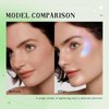 HOSAILY Face Highlighter Palette, Lunar Glow Highlighter Powder Makeup, Chameleon Glitter Shimmer Body Cheek Eye Highlighter, Multichrome Sparkle Holographic Color Shifting Silky Creamy Illuminator#01