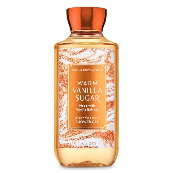 Bath and Body Works Warm Vanilla Sugar Shower Gel Wash 10 Ounce
