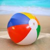 AMOR PRESENT 24PCS Beach Balls for Kids, 8inch Beach Ball Bulk Inflatable Pool Beach Balls Bulk for Beach Summer Swimming Party