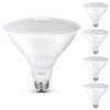 Feit Electric LED PAR38 Bulbs, 75W Equivalent, Non Dimmable, 5000k Daylight, 750 Lumens, 10 Year Lifetime, E26 Base, PAR38 Flood Lights, CRI 90, Damp Rated, 4 Pack, PAR38/950CA10K/MP/4