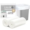 LimonLaviu Small Trash Bags 4 Gallon, 100 Count Small Garbage Bags Bathroom Trash Bags White Trash Bags Trash Can Liners Mini Trash Bags Trash Bags Unscented Small Garbage Bags for Bathroom Can
