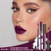 2Pcs Matte Light Purple Lip Liner and Lipstick Makeup Set, Matte Liquid Lipstick 24H and with Lip Liner Set Waterproof Long Lasting labiales mate 24 horas originales matte larga duracion 24 01+13