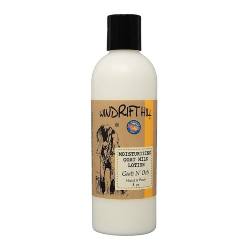 Windrift Hill Goats N' Oats Moisturizing Goat Milk Hand & Body Lotion 8 Ounce Bottle